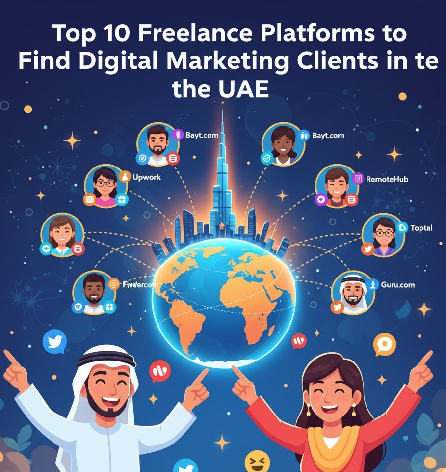 Top10 Platforms to find Digital Marketing Clients in the UAE