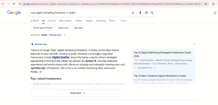 AI-Search-&-LLM-Optimisation-AI-Ranking-Proof