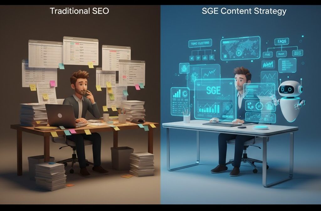 How to Build an SGE Content Strategy That Ranks #1 on Google & AI Answer Engines