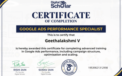 Journey To Becoming A Google Ads And Performance Marketing Specialist
