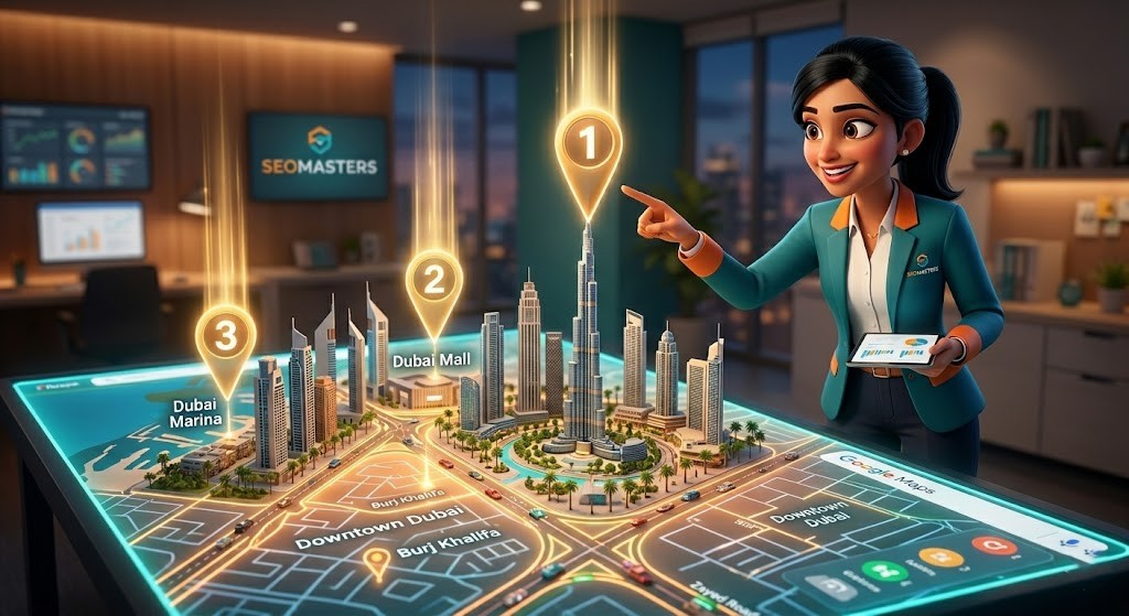 local SEO Dubai 2026 Google Maps 3-Pack ranking guide Digital Geetha